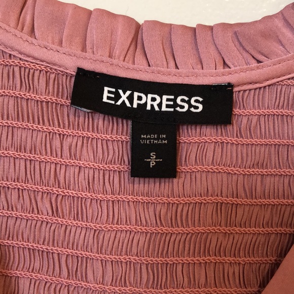 NWOT Express Mauve Satin Top - Picture 7 of 10